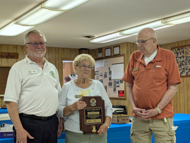 Sugar Valley Lions Club  honors long-time member